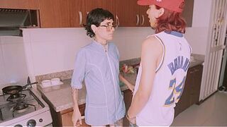 I get fucked at my first day at work as maid