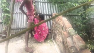 Bhabhi ki chudai ki Safai karte